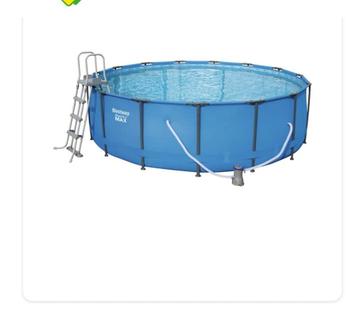Bestway Steel pro Max 427x133cm, Tuin en Terras, Zwembaden, Ophalen, Zo goed als nieuw, Opzetzwembad