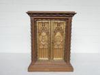 Prachtig neogotiek eiken tabernakel, hoogte 70cm., Antiek en Kunst, Ophalen