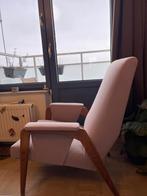 Fauteuil vintage du milieu du siècle, rembourré, Maison & Meubles, Enlèvement, Comme neuf