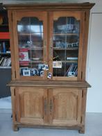 Antieke eiken kast, Ophalen, Antiek eik, 100 tot 150 cm, 200 cm of meer