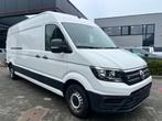 VW Crafter L4H3 Autom 177pk Camera/Standverw/ACC 2021, Auto's, Stof, Volkswagen, Wit, Bedrijf