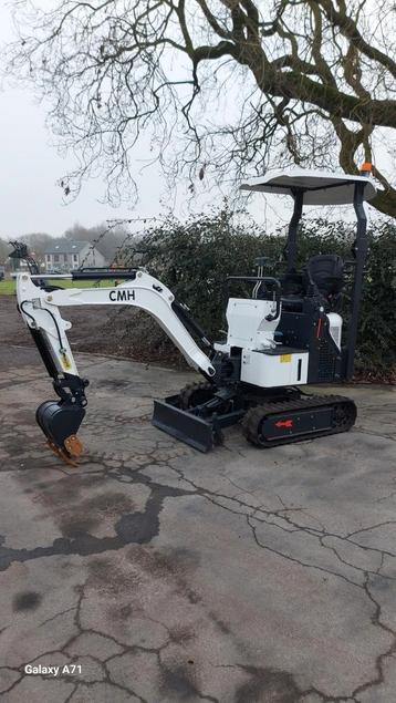 NIEUWE minigraver 1.3T joystick zwengiek verstelbare rupsen, Enlèvement ou Envoi, Excavatrice