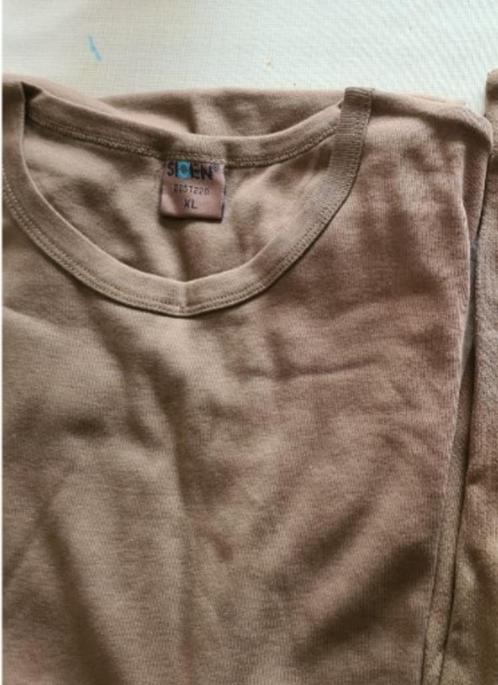 T-shirt katoen coyote brown - SIOEN - ABL, Verzamelen, Militaria | Algemeen, Landmacht, Kleding of Schoenen, Ophalen of Verzenden