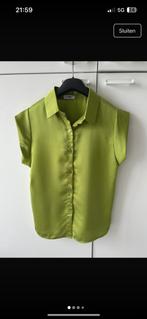 Przchtige zijde blouse, Kleding | Dames, Blouses en Tunieken, Ophalen, Maat 38/40 (M), Groen