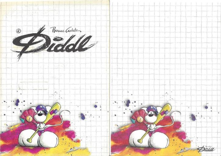 Diddl A6 voorkant kaft + 1 blad # 3, Collections, Diddl, Comme neuf, Papier, Carte ou Papeterie, Diddl, Enlèvement ou Envoi