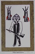 FRED BERVOETS + VAN AKELYEN + MUGO + CANE / ZEEFDRUK 93x66cm, Antiek en Kunst, Ophalen of Verzenden