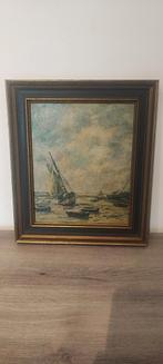 Peinture de mer, peinture à l'huile sur toile, artiste, Enlèvement ou Envoi