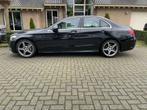 Mercedes C 180 AMG LINE NAVI PDC LED, Automaat, 4 deurs, Lederen bekleding, Zwart