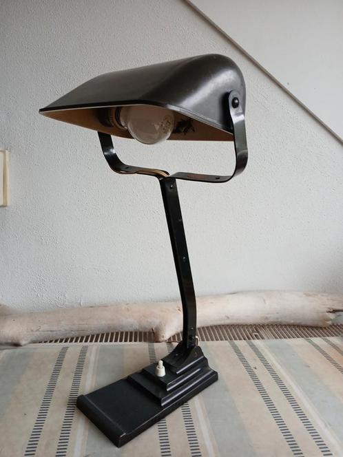 Erpe bureaulamp tafellamp notarislamp, Maison & Meubles, Lampes | Lampes de table, Utilisé, Moins de 50 cm, Métal, Enlèvement ou Envoi