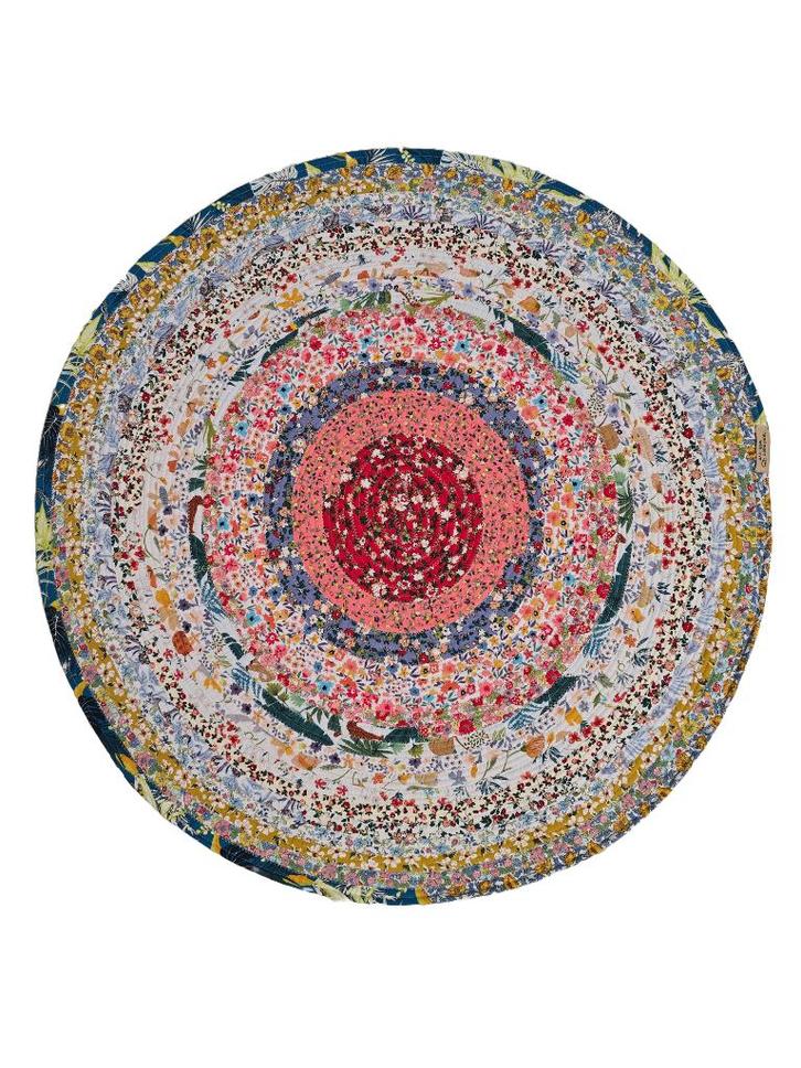 Uniek rond vloerkleed — Ø76cm/handgemaakt/cadeau-idee, Huis en Inrichting, Woonaccessoires | Overige, Nieuw, Ophalen of Verzenden