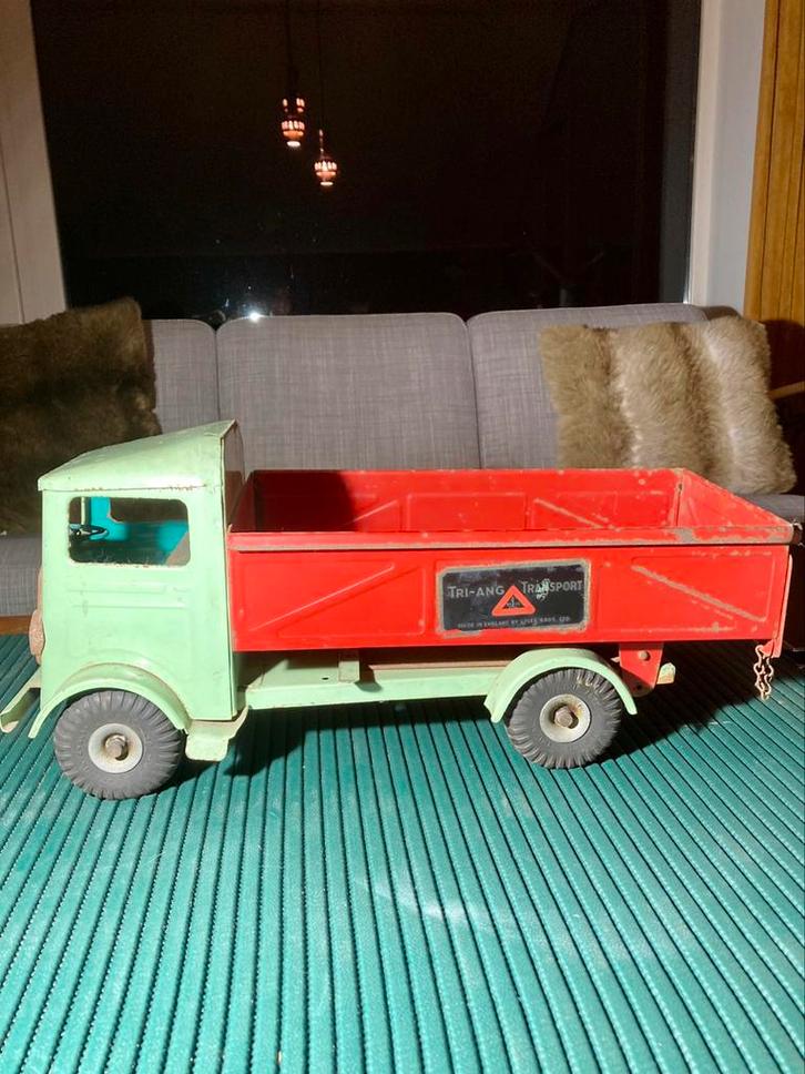 Vintage Tri-ang kiepwagen jaren ‘50 - metalen speelgoed, Antiek en Kunst, Antiek | Speelgoed, Ophalen of Verzenden