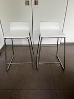 2 Barkrukken - zithoogte 62 cm, Ophalen, Gebruikt, Met voetsteun, 60 tot 90 cm