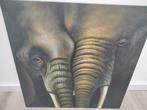 Olifanten, Antiek en Kunst, Kunst | Schilderijen | Modern, Ophalen