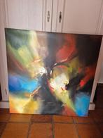 Zeer groot abstract schilderij gesigneerd Toko, Antiek en Kunst, Ophalen