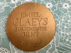 Medaille Emiel Claeys, Ophalen