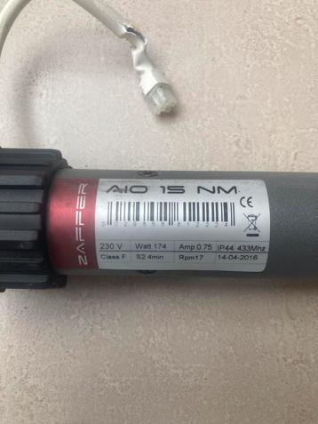 Moteur volet zaffer AIO avec télécommande, Enlèvement, Utilisé