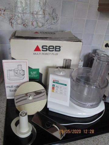 Multi Robot de cuisine Plus « SEB » complet, 2 à 3 litres, Enlèvement ou Envoi, Utilisé, 3 vitesses ou plus