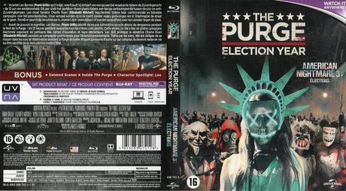 the purge election year (blu-ray) nieuw, Cd's en Dvd's, Blu-ray, Zo goed als nieuw, Horror, Ophalen of Verzenden