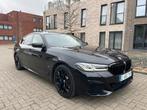 BMW 5-serie 530 e * 2021 * GARANTIE, Auto's, Automaat, 4 cilinders, Zwart, Leder