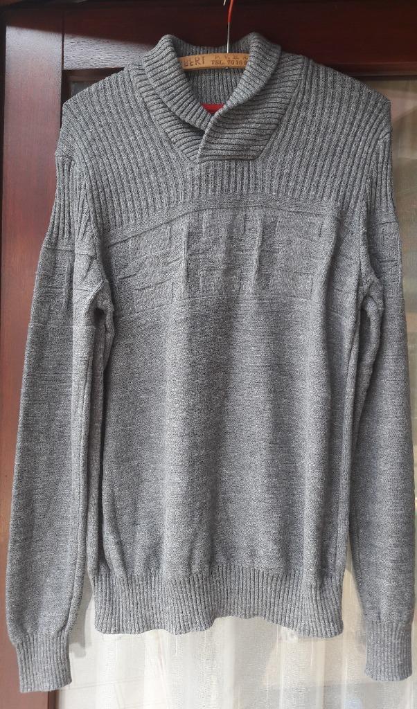 Grijze trui van C&A (Canda) maat S, Kleding | Heren, Truien en Vesten, Gedragen, Maat 46 (S) of kleiner, Grijs, Ophalen of Verzenden