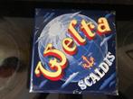 SCALDIS brouwerij Hingene (Bornem) WELTA PILS reclame metaal, Verzamelen, Ophalen of Verzenden, Gebruikt, Reclamebord, Plaat of Schild