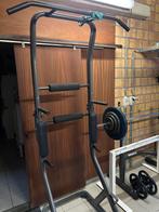 Domyos power rower + squatrack (halterrek) + stang + 45kg, Sport en Fitness, Ophalen