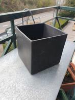 Pot de fleurs - noir - carré - 13 cm de haut - bon marché, Jardin & Terrasse, Utilisé, Enlèvement ou Envoi