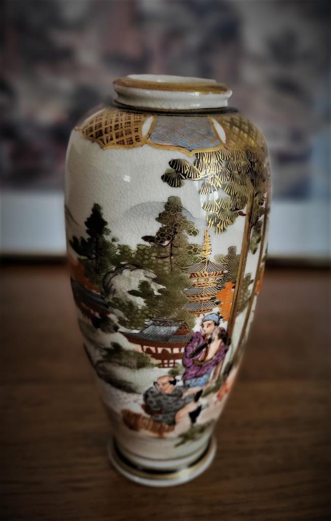 Satsuma-vaas, Meiji-periode, Antiek en Kunst, Antiek | Vazen, Ophalen of Verzenden