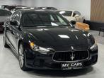 Maserati Ghibli 3.0 D V6 Noir Metal Full Options Garantie 1A, Auto's, Maserati, Automaat, Gebruikt, Zwart, 2987 cc