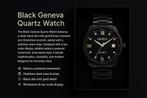 Black Geneva watch, Enlèvement ou Envoi, Comme neuf