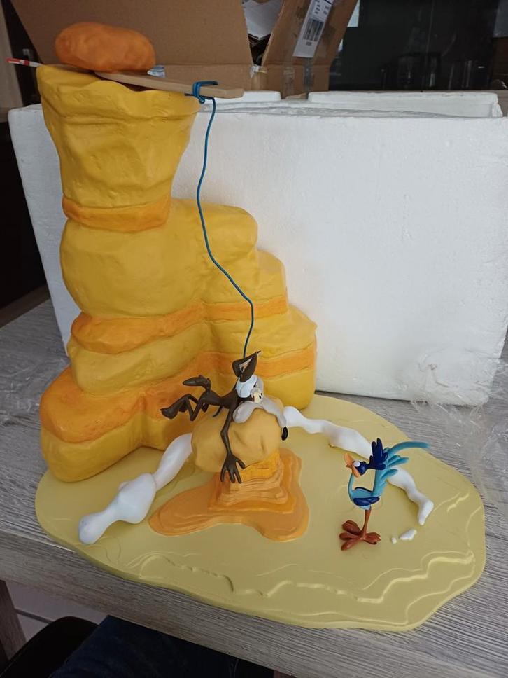 Bip Bip- en Road Runner-scène!! Atlas, Verzamelen, Stripfiguren, Beeldje of Figuurtje, Looney Tunes, Ophalen of Verzenden
