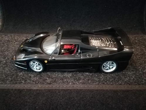 Ferrari F50 - Zwart - 1:18 - Hot Wheels, Hobby en Vrije tijd, Modelauto's | 1:18, Zo goed als nieuw, Auto, Hot Wheels, Ophalen of Verzenden