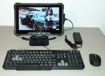 FULLY RUGGED DELL 7202 WITH 4G-LTE/KEYBOARD/NEW TABLET STAND beschikbaar voor biedingen