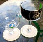 Twee bierglazen HORSE-ALE waarvan één in gezuurd glas, Verzamelen, Biermerken, Ophalen, Zo goed als nieuw