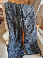 Skibroek -20% heren blauw geruit Thinsulate, Large., Kleding | Heren, Wintersportkleding, Ophalen, Maat 52/54 (L)