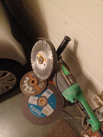 Grote slijpschijf Hitachi diamantschijf op 2nieuwe schijven  beschikbaar voor biedingen