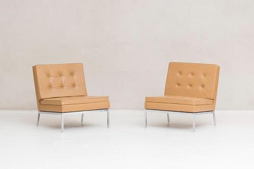 Two easy chairs by Florence Knoll, Huis en Inrichting, Zetels | Zetels en Chaises Longues, Gebruikt, Eenpersoons, Minder dan 150 cm