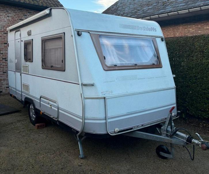 Dethleffs Bico new line 445T, Caravans en Kamperen, Caravans, Particulier, tot en met 3, 750 - 1000 kg, Treinzit, Dethleffs, Luifel