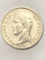 Munt zilver Frankrijk 5 frank Charles X jaartal 1828 A, Ophalen of Verzenden, Frankrijk, Losse munt, Zilver