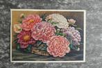 Postkaart 1961 Bloemen, bloemstuk, Ophalen of Verzenden, 1960 tot 1980, Gelopen, Natuur