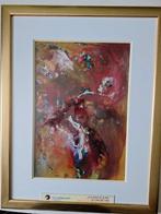 KOOPJE Schilderij abstracte compositie van Miodrag Dordevic, Ophalen