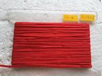 kleine synthetische vlecht 4 mm felrood G0422, Ophalen of Verzenden, Nieuw