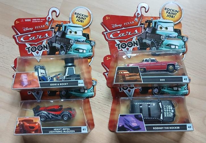 Disney Pixar Cars Toon 4 st Nieuw, Kinderen en Baby's, Speelgoed |Speelgoedvoertuigen, Nieuw, Ophalen