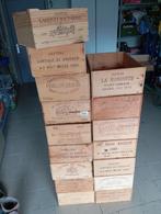 Durbuy wijnkisten van 40 stuks 8€ st., Verzamelen, Wijnen, Gebruikt, Overige gebieden, Ophalen of Verzenden, Rode wijn