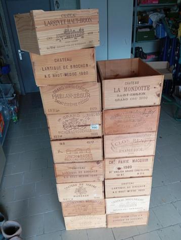 Durbuy wijnkisten van 40 stuks 8€ st. beschikbaar voor biedingen