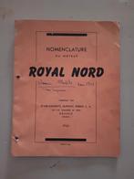 Royal nord onderdelenboek, Vélos & Vélomoteurs, Modes d'emploi & Notices d'utilisation, Comme neuf, Enlèvement ou Envoi