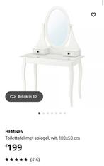 Kaptafel ikea met kruk, Ophalen, Overige materialen, Gebruikt, 100 tot 150 cm
