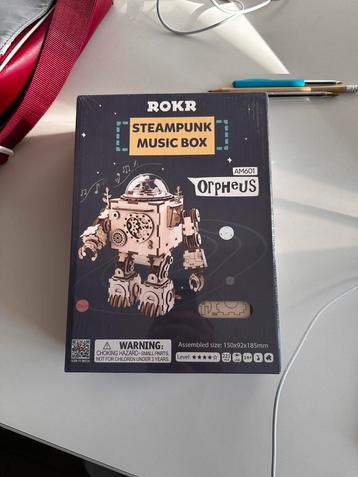 ROKR AM601 steampunk music box beschikbaar voor biedingen