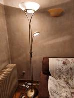 Lampadaire couleur bronze avec une liseuse, Maison & Meubles, Lampes | Lampadaires, Comme neuf, Enlèvement