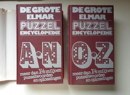 De grote Elmar Puzzel encyclopedie  2 delen - Goede staat, Hobby & Loisirs créatifs, Sport cérébral & Puzzles, Utilisé, Livre casse-tête